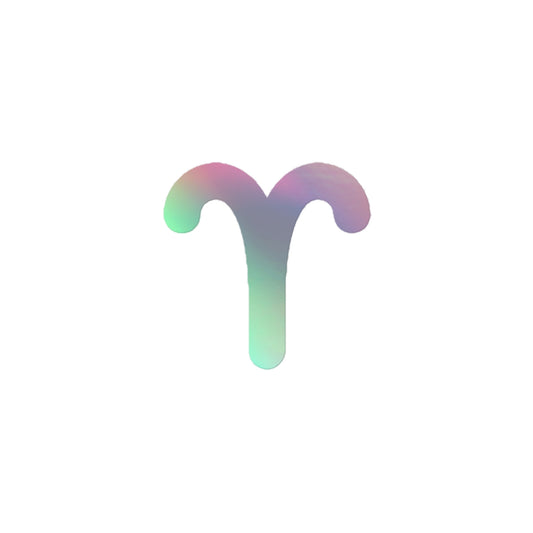 Symbol Holographic Aries Sticker