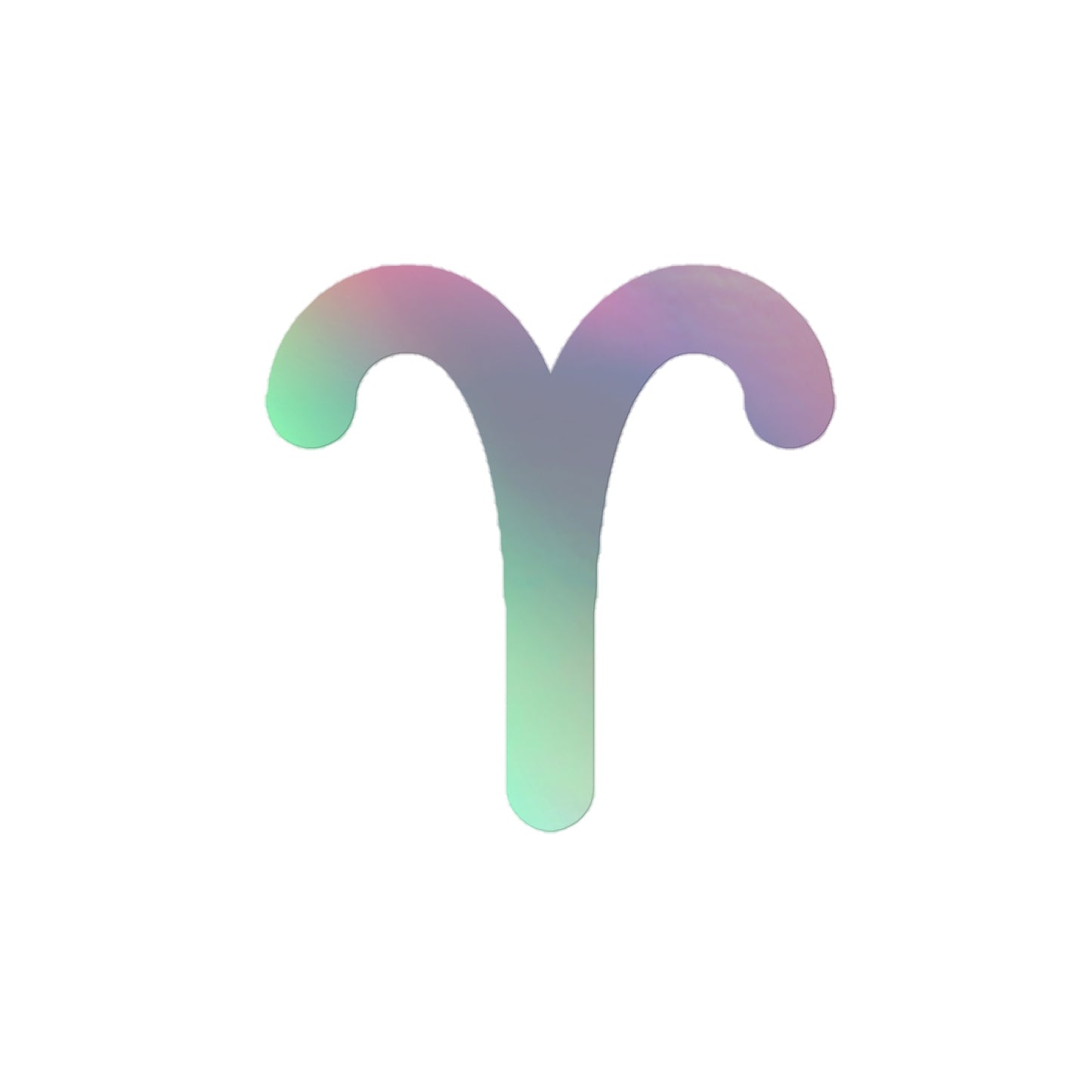 Symbol Holographic Aries Sticker