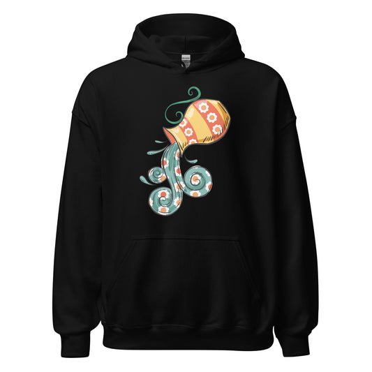 Water-Bearer Aquarius Hoodie