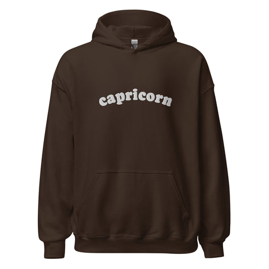 Capricorn Embroidered Hoodie