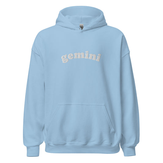 Embroidered Gemini Hoodie