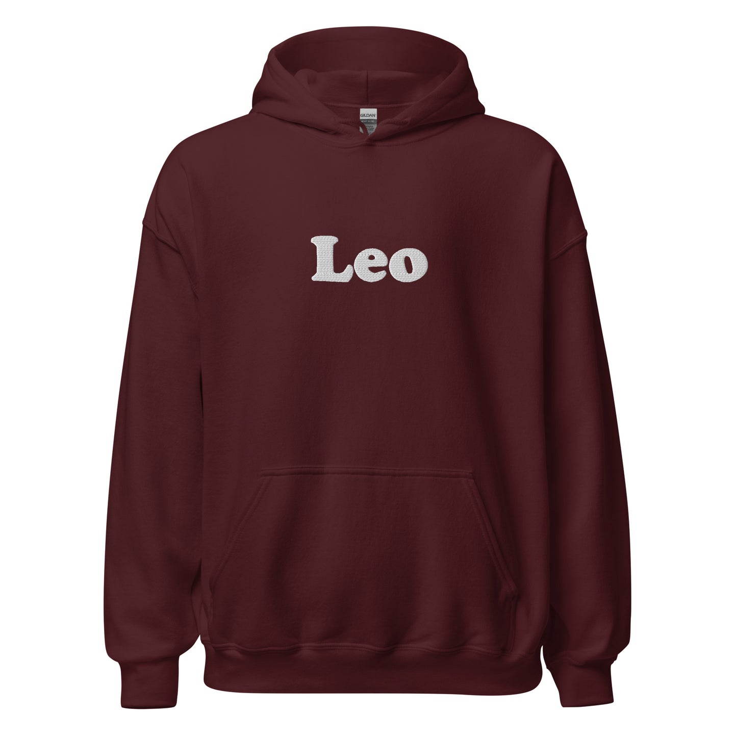 Embroidered Leo Hoodie