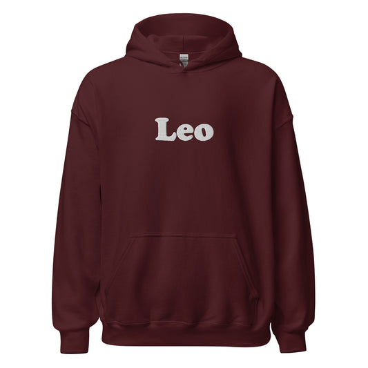 Embroidered Leo Hoodie