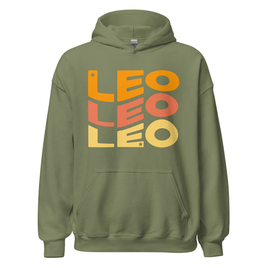 Fire Vibes Leo Hoodie